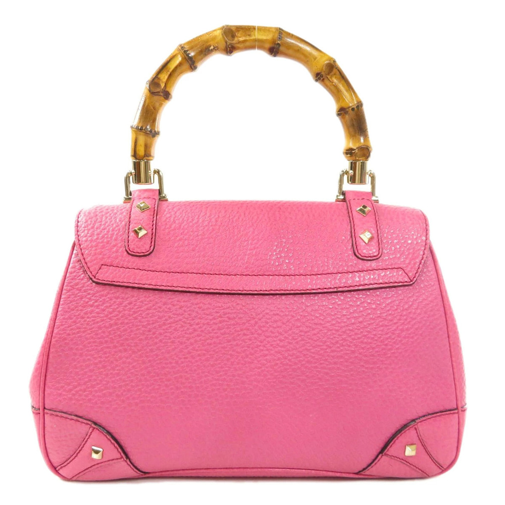 Gucci Handbag Leather 2WAY Bamboo Calfskin